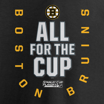 Boston Bruins muška majica 2018 Stanley Cup Playoffs Bound Behind The Net