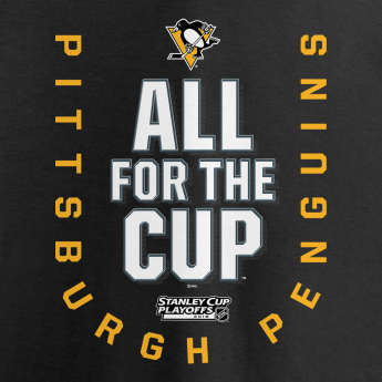 Pittsburgh Penguins ženska majica black 2018 Stanley Cup Playoffs Bound Behind The Net