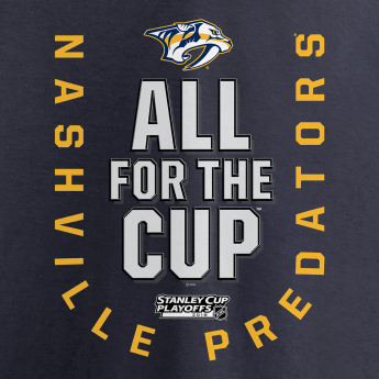 Nashville Predators muška majica black 2018 Stanley Cup Playoffs Bound Behind The Net