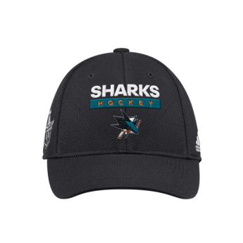 San Jose Sharks kapa za bejzbol black 2018 Stanley Cup Playoffs Bound Sidepatch Flex