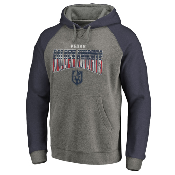 Vegas Golden Knights muška majica s kapuljačom grey Freedom Tri-Blend Raglan