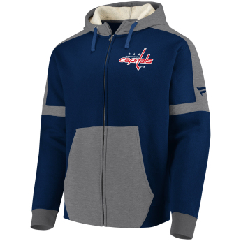 Washington Capitals muška majica s kapuljačom blue Iconic Fleece Full-Zip Hoodie