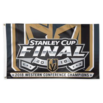 Vegas Golden Knights zastava 2018 Western Conference Champions On-Ice Flag