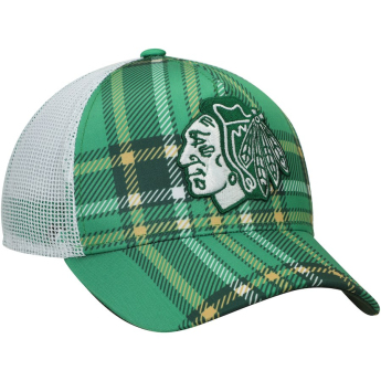 Chicago Blackhawks kapa za bejzbol Adidas St. Patrick´s Day Trucker