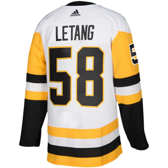 Pittsburgh Penguins hokejaški dres #58 Kris Letang adizero Away Authentic Player Pro