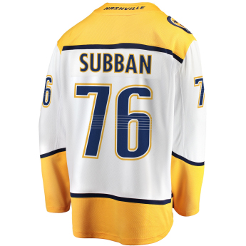 Nashville Predators hokejaški dres white #76 PK Subban Breakaway Alternate Jersey