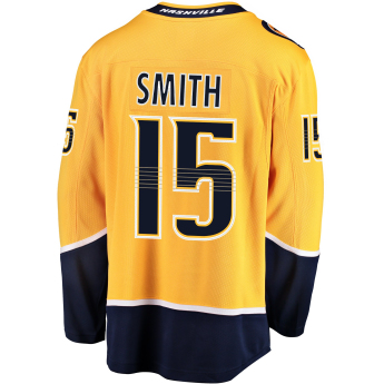 Nashville Predators hokejaški dres #15 Craig Smith Breakaway Alternate Jersey