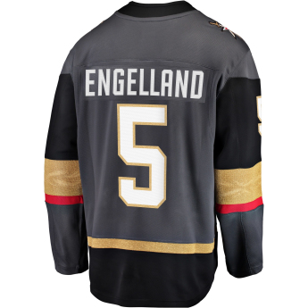 Vegas Golden Knights hokejaški dres #5 Deryk Engelland Breakaway Alternate Jersey