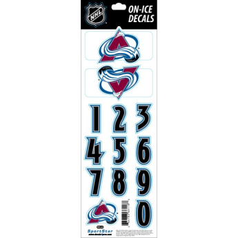 Colorado Avalanche naljepnice za kacigu Decals