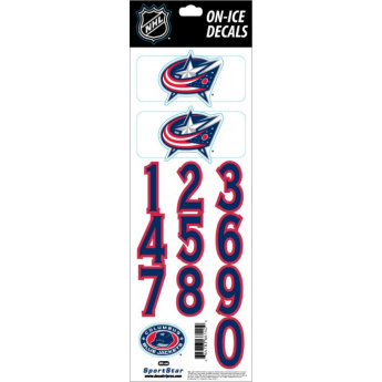 Columbus Blue Jackets naljepnice za kacigu Decals