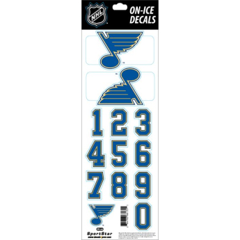 St. Louis Blues naljepnice za kacigu Decals