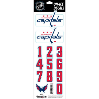 Washington Capitals naljepnice za kacigu Decals