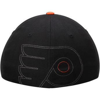 Philadelphia Flyers kapa za bejzbol Old Time Hockey Black Knight Herringbone Flex Hat