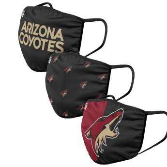 Arizona Coyotes maske za lice Foco set of 3 pieces