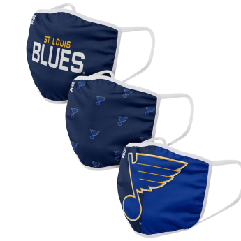 St. Louis Blues maske za lice Foco set of 3 pieces