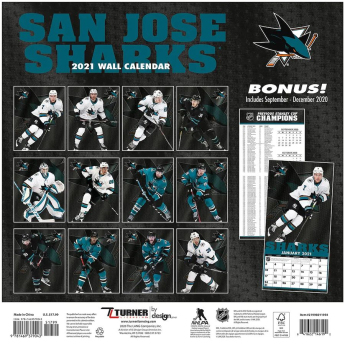 San Jose Sharks kalendar 2021