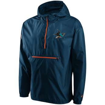 San Jose Sharks muška jakna s kapuljačom Iconic Back To Basics Lightweight