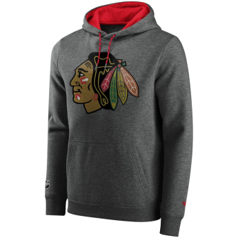 Chicago Blackhawks muška majica s kapuljačom Iconic Back To Basics Overhead