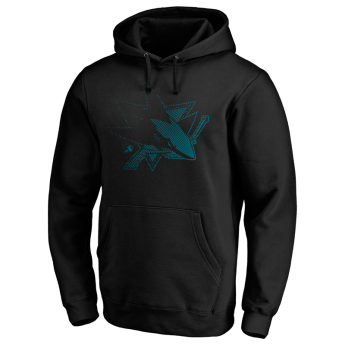 San Jose Sharks muška majica s kapuljačom Iconic Fade 1 Core Graphic