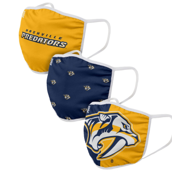 Nashville Predators maske za lice Foco set of 3 pieces EU