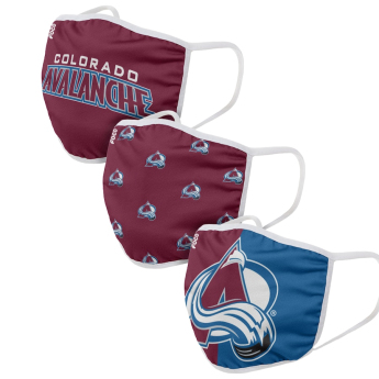 Colorado Avalanche maske za lice Foco set of 3 pieces EU
