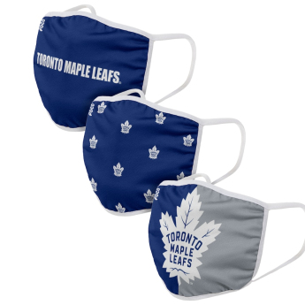 Toronto Maple Leafs maske za lice Foco set of 3 pieces EU