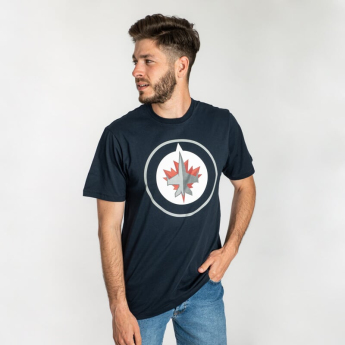 Winnipeg Jets muška majica Imprint Echo Tee navy