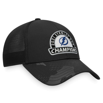 Tampa Bay Lightning kapa za bejzbol 2021 Stanley Cup Champions Locker Room Adjustable Trucker