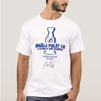 Tampa Bay Lightning muška majica Stanley Cup Champion 2021 - white