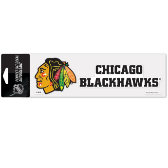Chicago Blackhawks naljepnica Logo text decal