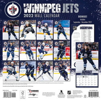 Winnipeg Jets kalendar 2022 wall calendar