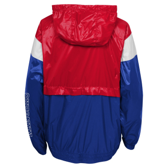 New York Rangers dječja jakna s kapuljačom Goal Line Stance Full-Zip Windbreaker