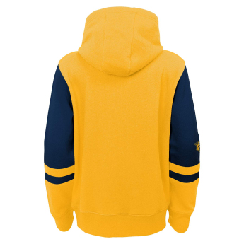 Nashville Predators dječja majica s kapuljačom faceoff colorblocked fleece full-zip