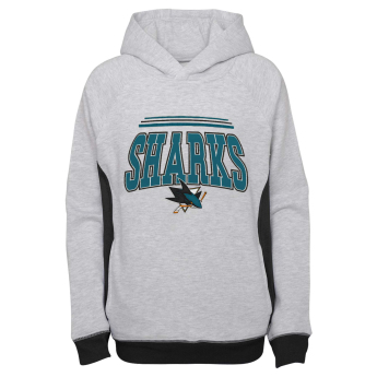 San Jose Sharks dječja majica s kapuljačom power play raglan pullover