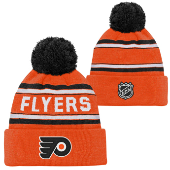 Philadelphia Flyers dječja zimska kapa wordmark cuffed pom
