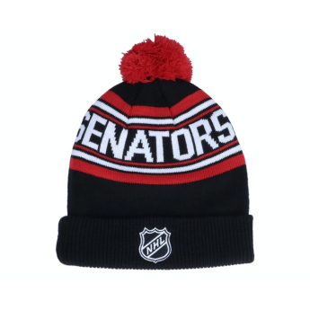 Ottawa Senators dječja zimska kapa wordmark cuffed pom