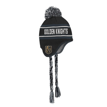 Vegas Golden Knights dječja zimska kapa Jacquard tassel