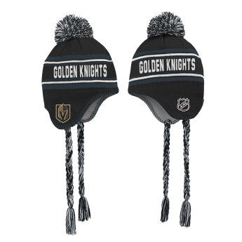 Vegas Golden Knights dječja zimska kapa Jacquard tassel