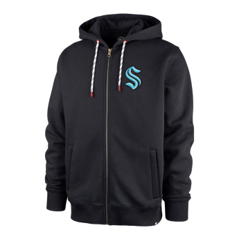 Seattle Kraken muška majica s kapuljačom back check 47 morris full zip hood