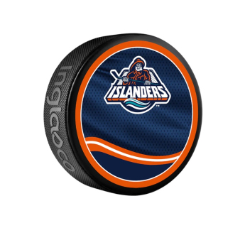 New York Islanders pak reverse retro jersey souvenir collector hockey puck
