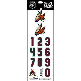 Arizona Coyotes naljepnice za kacigu decals alternative