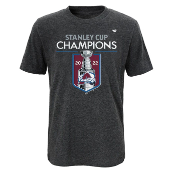 Colorado Avalanche dječja majica 2022 Stanley Cup Champions Locker Room black