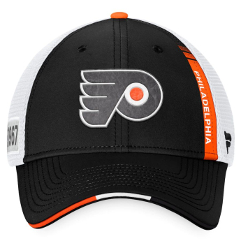 Philadelphia Flyers kapa za bejzbol 2022 NHL Draft Authentic Pro On Stage Trucker Adjustable