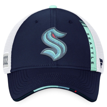 Seattle Kraken kapa za bejzbol 2022 NHL Draft Authentic Pro On Stage Trucker Adjustable