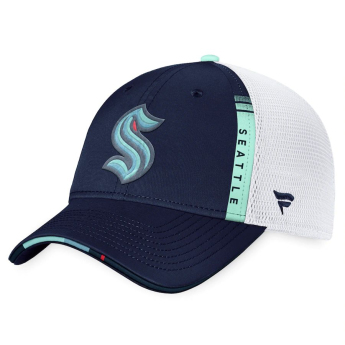 Seattle Kraken kapa za bejzbol 2022 NHL Draft Authentic Pro On Stage Trucker Adjustable