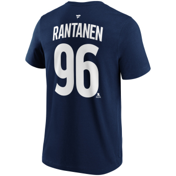 Colorado Avalanche muška majica Mikko Rantanen #96 Name & Number Graphic navy