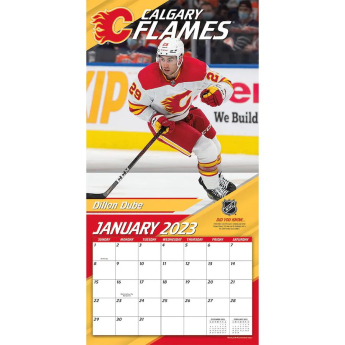 Calgary Flames kalendar 2023 Wall Calendar