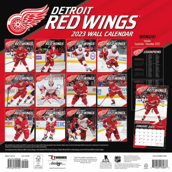Detroit Red Wings kalendar 2023 Wall