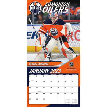 Edmonton Oilers kalendar 2023 Wall Calendar