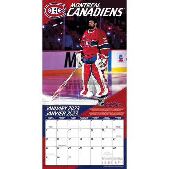 Montreal Canadiens kalendar Carey Price #31 2023 Wall Calendar